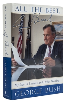 George H.W. Bush Signed "All The Best" Hard Cover Book (PSA/DNA)